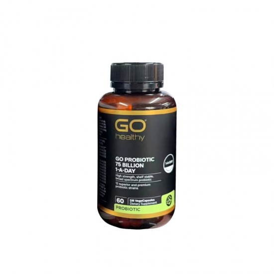 GO Healthy 高之源 750亿益生菌胶囊 60粒 保质期2026.9
